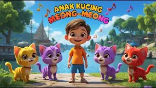 ANAK KUCING MEONG-MEONG - LAGU ANAK INDONESIA &ndash; LAGU BELAJAR DAN BERNYANYI | Roman Kids