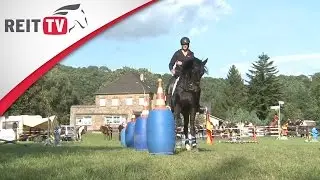 Trickreiche Hindernisse auf dem Geschicklichkeitsturnier