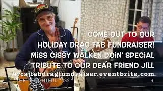 Spreadin' HOLIDAY QUEER @rustincenter HQ in spirit of our much-missed friend @JillSobuleMusic!
