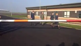 Carol Vorderman at RAF Syerston