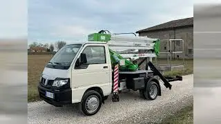 Piattaforma aerea da 14/16 metri su Piaggio Porter