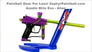 Azodin Blitz Evo Limited Edition Paintball Gun Alien ZephyrPaintball.com 360 View AZDN 2010 E010