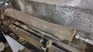 Woodturning. Baseball bat.