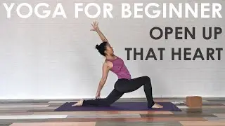 Day 3 - Yoga for Beginner - 40 minutes Heart Opening & Back Bending Yoga Practice