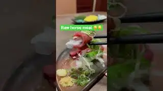 BASASHI HORSE MEAT #japan #americanhusband #shortvideo #wondernanay