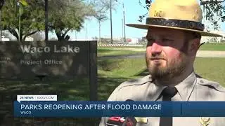 Flood-damaged Lake Waco Parks re-opening