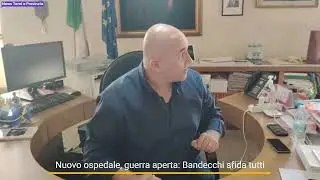 Nuovo ospedale, guerra aperta: Bandecchi sfida tutti.