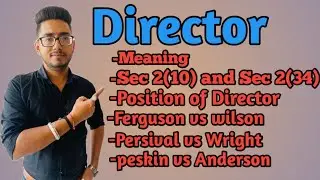 Director under company Act 2013, sec 149-172,#NTA_net_exam, #Director, #lawwithtwins#DIN,#ugc_net