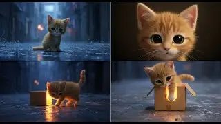 A Small Cat, A Very Big World | Pixar-Style Silent Story