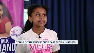 Young entrepreneurs showcase their products during National Black Business Month