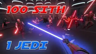 100 SITH vs 1 JEDI In Virtual Reality (Blade & Sorcery)