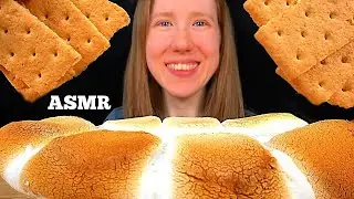 ASMR SMORES DIP MUKBANG (No Talking) EATING SOUNDS