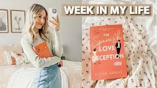 week in my life: reading routine + cute bookstore outfit ideas 🌷