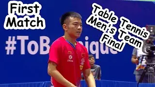 Table Tennis Men's Team Final of The #napoli2019 #tabletennisteam