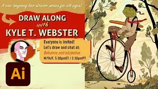 Draw Along with Kyle T. Webster - Surfer | Adobe Creative Cloud