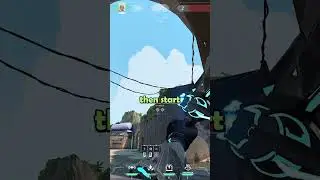 1000IQ SOVA SHOCK DART ON BREEZE #valorantshorts