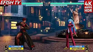 Vice vs Kula Diamond (Hardest AI) - KOF XV