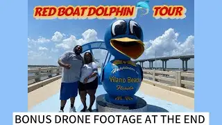 RED BOAT DOLPHIN 🐬 TOUR VILANO BEACH 🏖️ FLORIDA