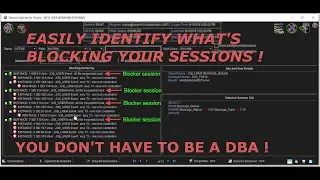 Identifying and resolving blocking issues on Oracle databases using Session Explorer for Oracle.
