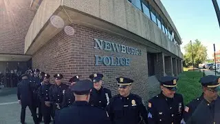 City of Newburgh Police retirement walkout 2023