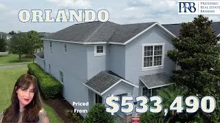 Lennar Homes I Storey Park in Orlando, Florida I Asheville Model