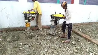 Wacker Neuson मशीन से मिट्टी कम्पैक्शन | डम्बस और बेसमेंट दबाने की मशीन