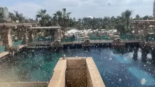 Leap of Faith!  The Most Famous Water Slide at Atlantis Aquaventure at The Palms Dubai UAE!