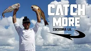 How to Catch RED Fish in the Marsh of cocodrie Louisiana