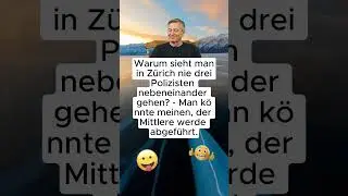 &ldquo;Der Mittlere wird abgef&uuml;hrt!&rdquo; &ndash; Das Z&uuml;rcher Polizei-Problem 😂#shorts #verhaftet #comedy #humor