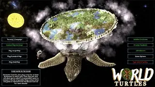 World Turtles - Space Village Building ON A TURTLE