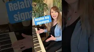 Relative Major & Minor Keys #piano #music #musictheory #pianotutorial #shorts #pianolessons