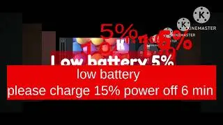 Sertaphone Windows 10 Low battery please charge empty BYE BYE 0%🪫