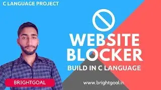 Website Blocker in C Language ( C language project ) with Interface.
