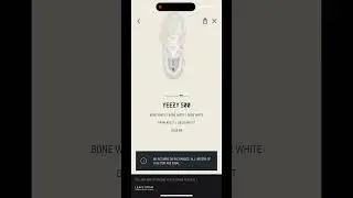 Yeezy x Adidas August 2023 releases uploaded to the Confirmed app (U.S.)
