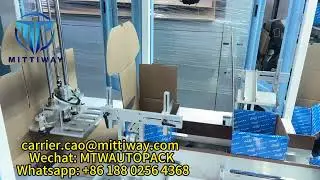 Cardboard Box Erecting Machine Efficiency Automotive parts and spare parts box folding machine
