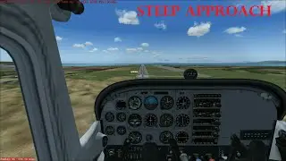 Cessna 182S Traffic Pattern WADD Left Downwind Rwy 27 Steep Approach