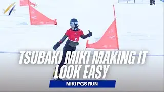 Tsubaki Miki making it look easy | FIS Snowboard
