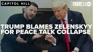Trump blames Zelenskyy for peace talk collapse as Rubio skips London meetings