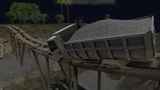 Scary Moment! Loaded Truck Crashes on a Wooden Bridge 😱 | ES Truck Simulator