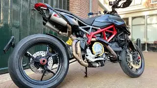 Ducati Hypermotard 950 with Zard exhaust + arrow decat sound