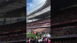 Allez Allez Arsenal Chant 🎶❤️ #arsenal #saka #jesus #arteta #gunner #premierleague #wearethearsenal
