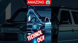 A ROBOT POLISHING THE CARS TYERS#supercars #viral #robot #ai