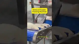 Vertical flour powder packing machine for back seal, linking bag, gusset bag.#JKMF  #packingmachine