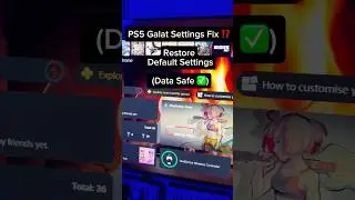 4 PS5 Galat Settings Fix 😳 | Restore Default #PS5Tips #PS5India #ConsoleFix#IndianGamer