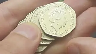 COUPLE OF NICE FINDS &pound;50 50p Coin Hunt #14 Book 3