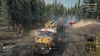 Timber at Arm's Reach - Deliver to the Forester's House | Medium Logs | SnowRunner Gameplay
