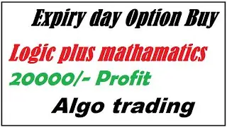 Bank nifty Expiry day option buy | fully automated algo trade option buy