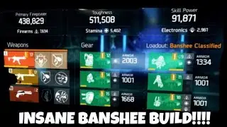 The Division Classified Banshee Build+Gameplay