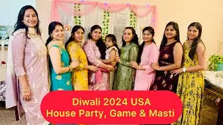 Diwali Celebration in America | Diwali house party | Diwali theme party | Diwali home decor ideas