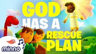 🎵 God Has a Rescue Plan (K-Pop Style) | Kids Bible Songs